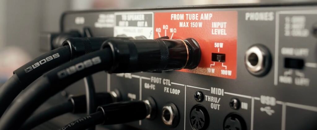 Load Box Reativa conectada a amp valvulado